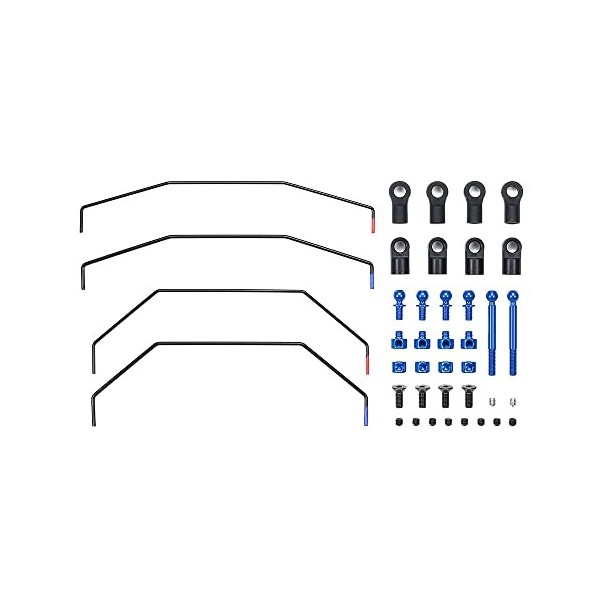 TAMIYA 22037 TD4 Kit stabilisateur w/h 1+1 vo/Hi - Voiture télécommandée, véhicule radiocommandé, modélisme, Accessoires RC