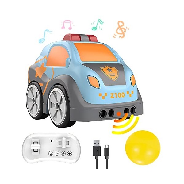 OBEST Voiture à Distance pour Enfants, Voiture Jouet Inductive, avec Suivi Automatique/évitement dobstacles/Fonction de Traj