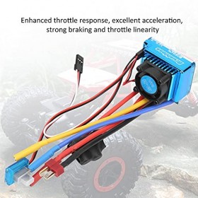 ESC sans balais, Durable et de Longue durée RC 80A ESC sans balais étanche et antipoussière Pratique avec Prise en T mâle pou