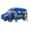 bruder 02670 - MB Sprinter Transfer avec chauffeur et passager, Véhicule, Bus, Camionnette, Figurine jouet