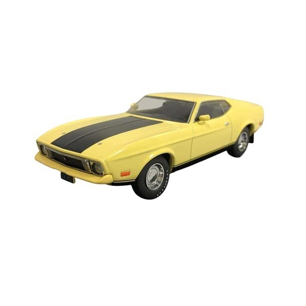 1973 Ford Mustang Mach 1 Yellow Eleanor Gone in Sixty Seconds Movie 1974 1/43 by Greenlight 86412