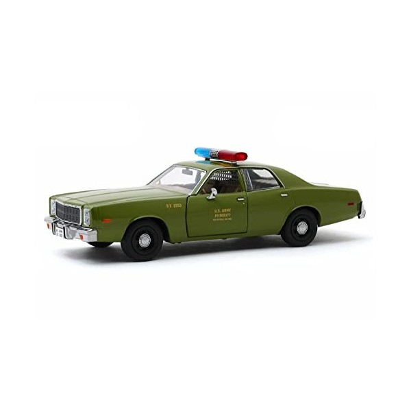 Greenlight - GREEN84103 - Plymouth Fury 1977 US Army Police A-Team LAgence Tous Riques 1983-1987 - Echelle 1/24