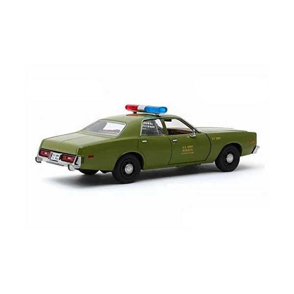 Greenlight - GREEN84103 - Plymouth Fury 1977 US Army Police A-Team LAgence Tous Riques 1983-1987 - Echelle 1/24