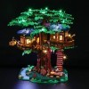 YEABRICKS LED Lumière pour Lego-21318 Ideas Tree House Modèle de Blocs de Construction: Version Télécommande Ensemble Lego N