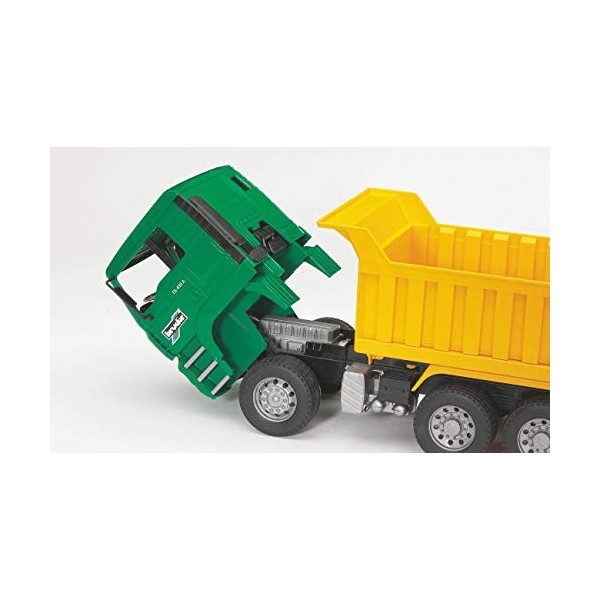 bruder 02765 - MAN TGA Camion avec benne basculante, Camion, Véhicule de chantier