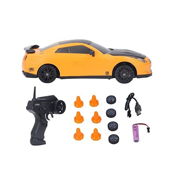 RiToEasysports RC Drift Car 1/24 Échelle 4WD Voiture de Course Télécommandée, Vitesse Maximale 10 Mph avec Batterie Rechargea