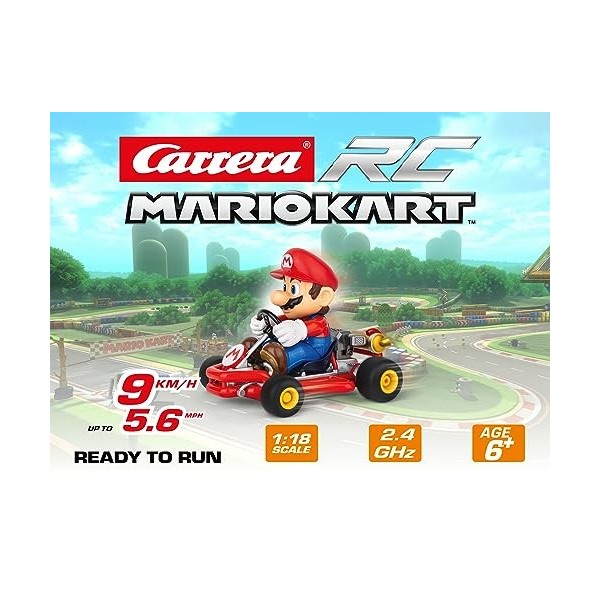 Carrera RC Mario Kart TM , Pipe Cart, Mario 370200989 Multicolore