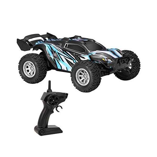 VGEBY Jouet de Voiture RC, 1/32 2.4G Mini Overland 20 km/h Haute Vitesse dérive RC Voiture Jouet Outil de télécommande Moule 