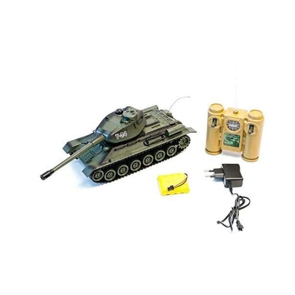 s-idee® Battle Panzer 99809 Échelle 1:28 avec système de combat infrarouge intégré 2,4 GHz RC R/C