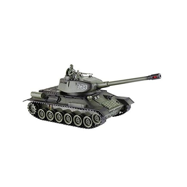 s-idee® Battle Panzer 99809 Échelle 1:28 avec système de combat infrarouge intégré 2,4 GHz RC R/C