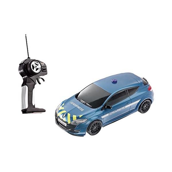 Mondo Motors- Renault Megane RS Gendarmerie Nationale Voiture radiocommandée-Jouet Enfant-3 Ans et Plus, 63162