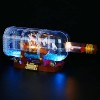 LIGHTAILING Jeu De Lumières Compatible avec Lego 21313 Bateau dans Une Bouteille Modèle en Blocs De Construction：Version Télé