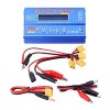 SolUptanisu Chargeur équilibré RC, Chargeur déquilibrage de Batterie RC, 3Types Batterie RC Lipo Chargeur équilibré numériqu