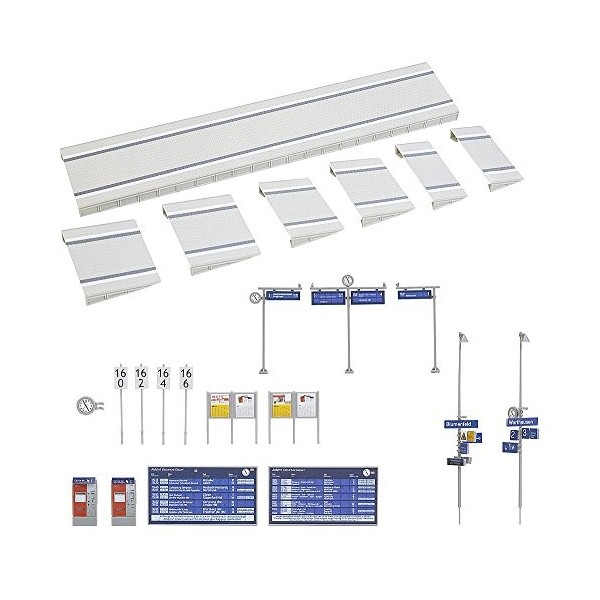 Faller Quai Moderne avec Accessoires 120202 H0 1 Set