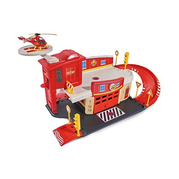 Dickie Toys - 203099623 - Caserne de pompiers - Fireman Sam - Radiocommane - Echelle 1/64