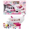 Simba - Hello Kitty - Playset Avion - Toit Ouvrant - 3 Figurines Incluses + Nombreux Accessoires - 253248000