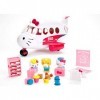 Simba - Hello Kitty - Playset Avion - Toit Ouvrant - 3 Figurines Incluses + Nombreux Accessoires - 253248000