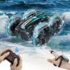 AmazeFun Voiture amphibie télécommandée, capteur gestuel, 4 WD - Voiture tout-terrain télécommandée pour enfants - Rotation à