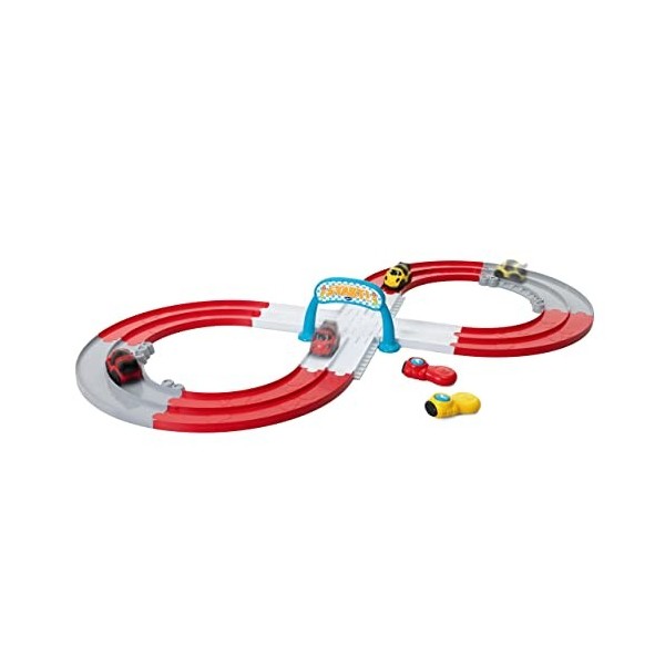 Chicco Circuit de Course Turbo Ball, 150 cm, 2 Voitures Télécommandées, 2 Joueurs, 2 Configurations, Circuit En Forme DAnnea