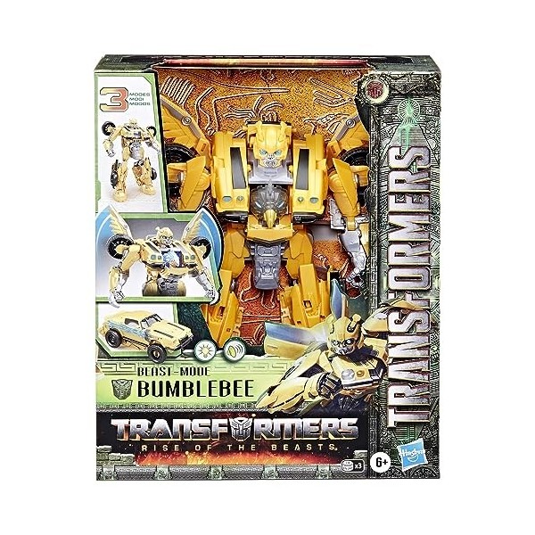 Transformers: Rise of The Beasts, Figurine Bumblebee Beast-Mode, 25 cm, 6 Ans et Plus