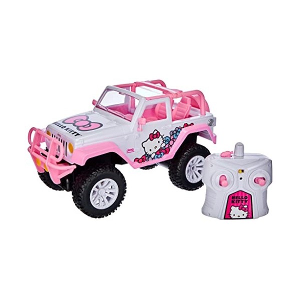 Jada Toys 253246002 Hello Kitty RC Jeep Wrangler 1:16 Multicolore