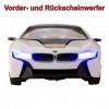 HSP Himoto BMW i8 Vision - RC ferngesteuertes Modellauto Maßstab 1:14 mit Blaue LED Beleuchtung+Fernsteuerung