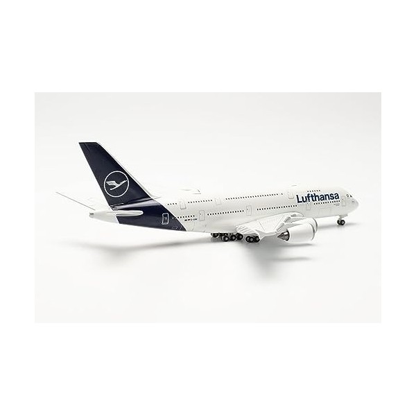 Herpa Maquette Lufthansa Airbus A380 – D-AIMK Düsseldorf, echelle 1/500, Model, pièce de Collection, davion sans Support, Fi