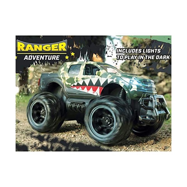 NincoRacers - Ranger. Monster Truck Voiture Télécommandée. avec Lumière. 2,.4GHz. Mesure: 30 cm x 19 cm x 16 cm. +6 Ans NH93