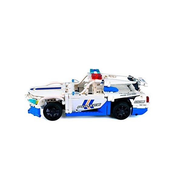 2.4 GHz RC voiture de police en insertions avec télécommande, douilles Kit Construction DIY ferngesteuertes Auto à monter soi