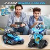 HOGOKIDS Jouet de construction télécommandé pour enfants - Kit de construction RC 4 en 1 avec application et télécommande - R