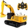 COLORBABY 41860, Excavatrice hydraulique radiocommande, Caterpillar, Pelles Jouets, 74,9x22,8x52 cm, Échelle 1:35, 6 Fonction