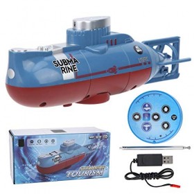 Fauitay Télécommande sous-Marin sous-Marin Aquarium Jouet Mini Modèle Militaire Simulation sous-Marin Nucléaire c93bidvetr