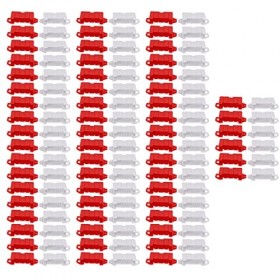 Keenso RC Drift Race Road Barrier, 120PCS Plastique TéLéCommande Voiture DIY Racing Track Road Barrier Drift Race Track Road 