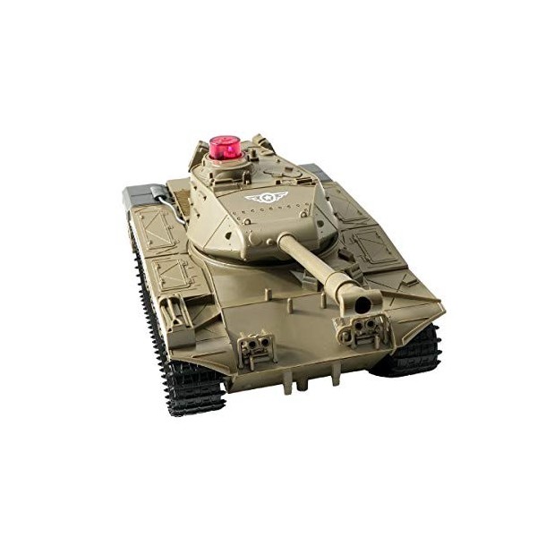 WEECOC RC Tank Military Truck Vehicle RC Car 2,4 GHz Radio Control Military Combat Tank Toys 270° Rotation Reality Sounds a G