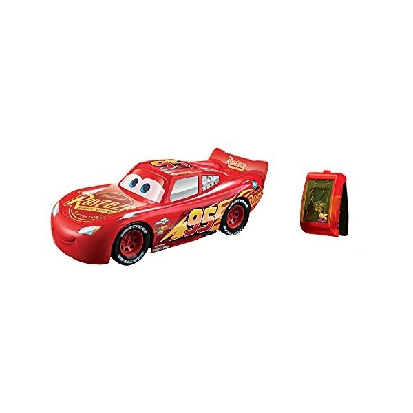 Pixar Disney Pixar Cars voiture Flash McQueen et son Bracelet de Pilotage, jouet pour enfant, FGN51