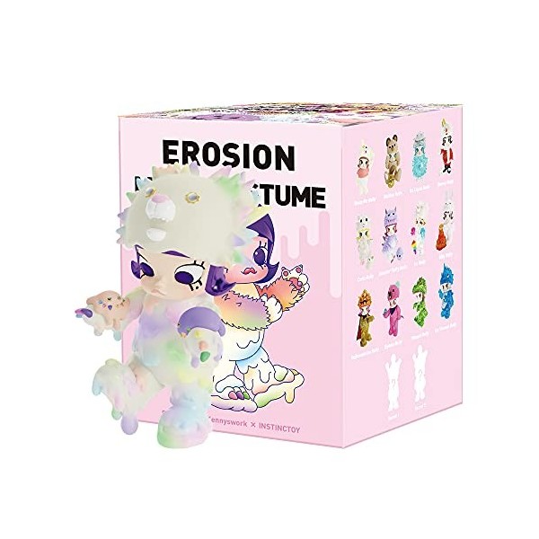 pop mart INSTINCTOY Muckey Dreamy Life Series Lot de 12 figurines daction exclusives en vrac - Jouet à collectionner populai