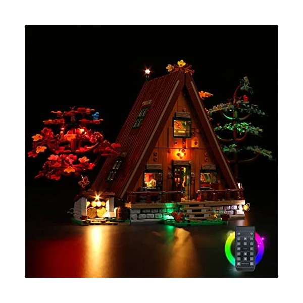 Kit déclairage LED pour Lego 21338 A-Frame Cabin - Kit déclairage LED pour Lego 21338 - Kit de lumières uniquement, pas de 