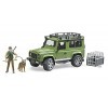 Bruder LR Defender Station met boswachter en hond