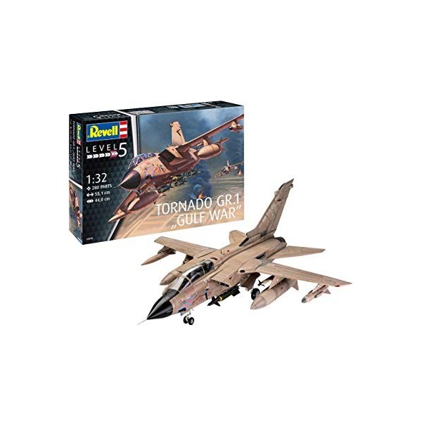 Revell- Tornado GR.1 RAF Guerre du Golfe Maquette davion, 3892, Camouflage