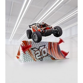 Carson 500404225 1:32 Micro X-Warrior 2.0 2,4G 100% RTR - Véhicule radiocommandé, véhicule&nbsp;RC, Jouet&nbsp;RC avec Fonctions, véhic