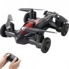 EMEBAY Drone RC/Voiture Radiocommandée Bi-Mode Terre-air 2.4G H103, 2-en-1 Quadricoptères UAV Hélicoptère RC terrestre et aér