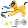 Bnineteenteam Chien Robot Télécommandé, Robot Intelligent pour Chien Jouet RC Robot de Programmation Intelligent Interactif a