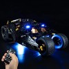 Hosdiy Télécommande Jeu de Lumière pour Batman la Batmobile Tumbler Modèle - Compatible avec Lego 76240 - LED Lumiere Kit 