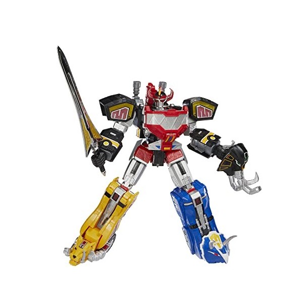 Power Rangers Hasbro Lightning Collection, Zord Ascension Project, Mighty Morphin Dino Megazord, échelle1 : 144, à Collection