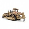 Modèle bulldozer dingénieur à télécommande avant et arrière double tête de levage à distance 1:18 jouet militaire 37 cm gran