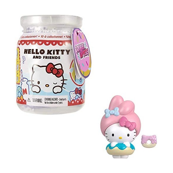 Sanrio Hello Kitty Color Reveal une figurine surprise et 2 accessoires, modèle aléatoire, jouet pour enfant à collectionner, 