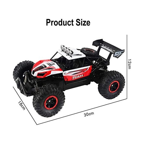 JSY Remote Control Drag Car Racing Route 4 Roues motrices 2.4G électrique Jouet Voiture Amateur 01h14 Escalade Voiture Hors R