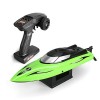 wueiooskj Bateau télécommandé 2.4G Auto Over Durable Ship Anti-Collision Speedboat Watercraft Simulation pour Enfants Adultes