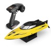 wueiooskj Bateau télécommandé 2.4G Auto Over Durable Ship Anti-Collision Speedboat Watercraft Simulation pour Enfants Adultes