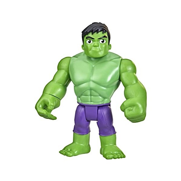 Marvel Hasbro Spidey et Ses Amis fantastiques – Hulk, Figurine de Super-héros de 10 cm, pour Enfants à partir de 3 Ans, Multi
